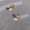 Vintage French Style Gold-Plated Heart Hoop Earrings FG9295-5-1