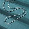 2.5MM Brass Ball Snake Chain Necklaces for Women Men KK-P302-03P-2