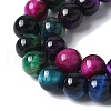 Natural Tiger Eye Beads Strands G-B133-A02-6MM-06-4