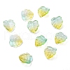 Two Tone Transparent Glass Pendants GLAA-B004-02C-1