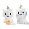 Opaque Resin Cartoon Pendants CRES-Z004-04-2