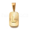 304 Stainless Steel Pendants STAS-S161-01L-G-1