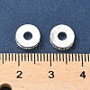Brass Micro Pave Cubic Zirconia Spacer Beads KK-A254-27S-2