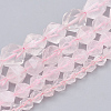 Natural Rose Quartz Beads Strands G-S332-10mm-013-2