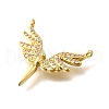 Brass Micro Pave Cubic Zirconia Pendants KK-Z102-14G-2