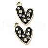 Alloy Rhinestone Pendants FIND-I043-01G-1