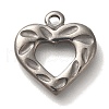 304 Stainless Steel Pendants STAS-H223-19AS-03-1