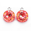Epoxy Resin Pendants RESI-S400-012-2