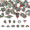 22Pcs 11 Styles Alloy Connector Charms FIND-TA0002-29-11