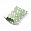 Polycotton(Polyester Cotton) Packing Pouches Drawstring Bags ABAG-T007-01F-2