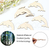 Ocean Theme Wood Pendant Decorations HJEW-WH20016-01C-6