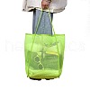 2Pcs 2 Colors Polyester Mesh Beach Bag ABAG-SZ0001-18B-6