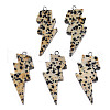 Natural Dalmatian Jasper Pendants G-N332-53-A14-2