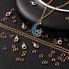 DIY 3m Oval Brass Cable Chains Necklace Making Kits DIY-FS0001-21G-5