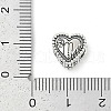 925 Sterling Silver European Beads STER-R005-02AS-06-3