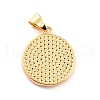 Brass Enamel Pendants KK-P209-02G-07-RS-4