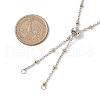 304 Stainless Steel Slider Necklace Makings AJEW-JB01288-01-2
