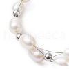 Mother's Day Jewellery Natural Cultured Freshwater Pearl Bracelets BJEW-JB10387-3