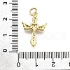 Brass Micro Pave Cubic Zirconia Pendants KK-Z100-40G-01-3