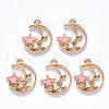 Alloy Enamel Pendants ENAM-S121-062B-2