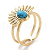 Ion Plating(IP) 304 Stainless Steel Ring RJEW-B059-01G-04-1