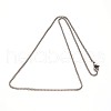 Tarnish Resistant 304 Stainless Steel Cable Chain Necklaces NJEW-N0047-35-2