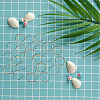 DICOSMETIC 120Pcs 2 Colors Brass Linking Rings KK-DC0002-69-5