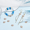Beebeecraft 10Pcs Brass Micro Pave Clear Cubic Zirconia Connector Charms ZIRC-BBC0002-86A-4