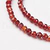 Natural Garnet Bead Strand G-G680-18-3
