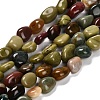Natural Ocean Jasper Beads Strands G-P568-C07-01-2