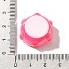 Electroplate UV Plating Opaque Fruit Resin Cabochons CRES-U004-03F-3
