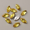 Glass Rhinestone Cabochons RGLA-WH0001-08N-2