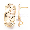 Brass Stud Earrings Findings KK-R116-014-NF-1