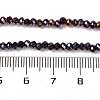 Baking Electroplate Glass Beads Strands DGLA-A039-J4mm-B22-4