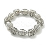 Non-Tarnish Adjustable 304 Stainless Steel Bicone Spring Wire Bracelets BJEW-H617-08B-P-1