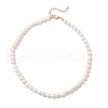 Natural Cultured Freshwater Pearl Two Sides Polished Beaded Necklaces for Women NJEW-JN05334-01-2