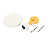 Resin Miniature Breakfast Set Ornaments DIY-H174-01G-3