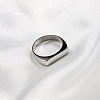 Rectangle Stainless Steel Finger Rings for Men FS-WGDBD74-08-1