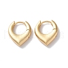 Teardrop Brass Hoop Earrings for Women EJEW-B056-13G-1