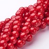 Natural Mashan Jade Round Beads Strands G-D263-8mm-XS31-4