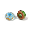 Glass European Beads GLAA-A019-01-2