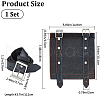 PU Leather with Alloy Waist Fencing Sheath AJEW-WH0419-05A-2
