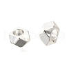 Polygon Brass Beads KK-L230-07S-1