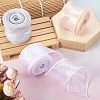  3 Rolls 3 Colors Flat Rainbow Color Organza Ribbon OCOR-TA0001-47-12
