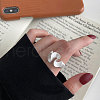 Florence Wind Retro Wave 925 Sterling Silver Cuff Rings for Women FS-WG5B5F1-01-2