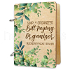SUPERDANT 1 Set Wooden 2-Ring Loose Leaf Binder Postcard Phote Album Cover DIY-SD0002-03A-1