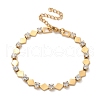 304 Stainless Steel Rhinestone Cup Chain Bracelets for Women BJEW-F488-26G-G-4