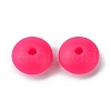Rondelle Food Grade Eco-Friendly Silicone Focal Beads SIL-F003-07D-3