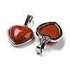 Natural Red Jasper Pendants G-I358-A21-2