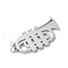 Non-Tarnish 304 Stainless Steel Pendants STAS-F279-02D-3